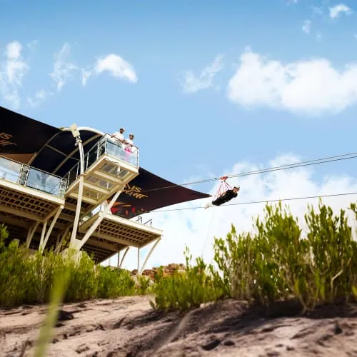 Jebel Jais Zipline from Dubai