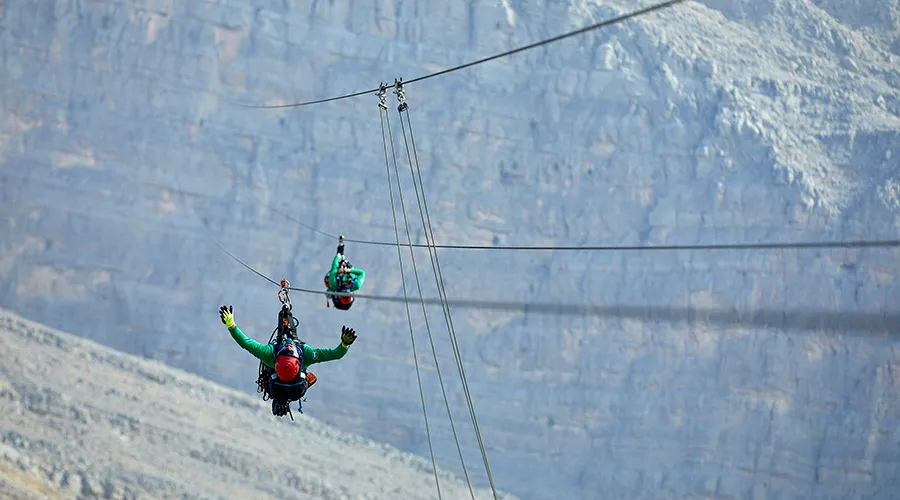 Jebel Jais Zipline from Dubai
